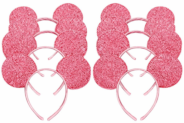 Pink Minnie Ears | Sequin Minnie Mouse Ears | 15003PI