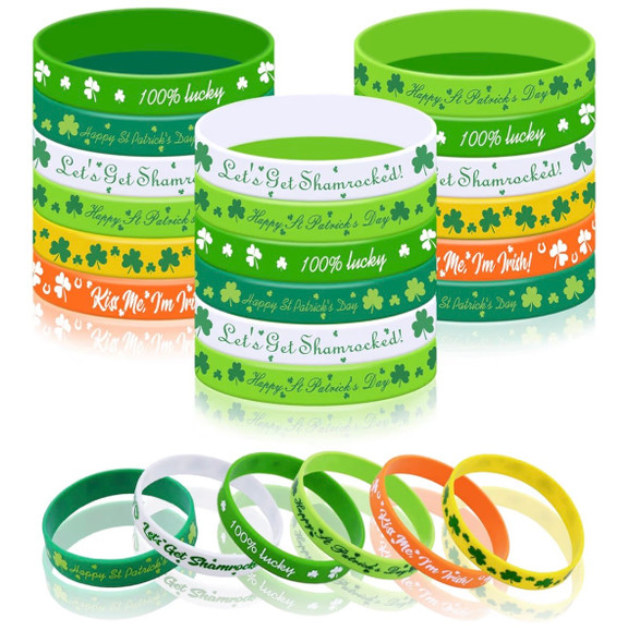 Irish Shamrock Bracelets | Rubber 3086