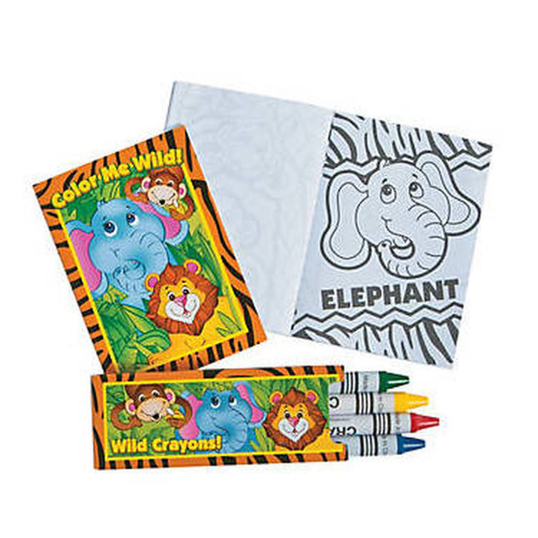 Mini Zoo Animal Coloring Sets 12 PACK 38436