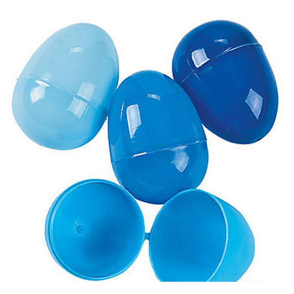 Bulk 100 PCS Blue Easter Eggs 1863BL