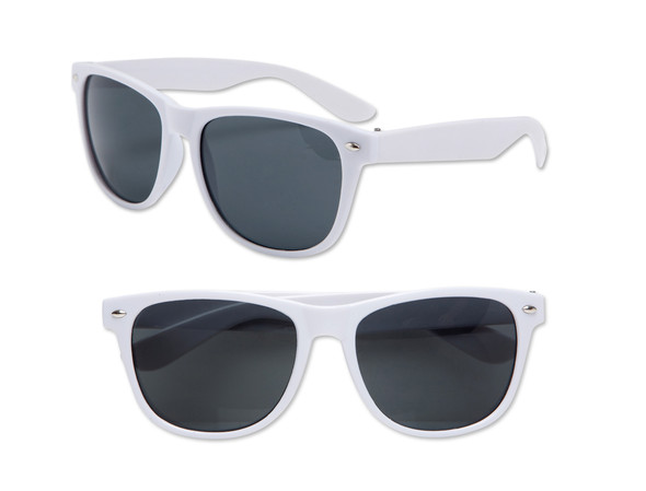 Kids Sunglasses White Iconic 80's Sunglasses | 100% UV 400 12 PACK 13004