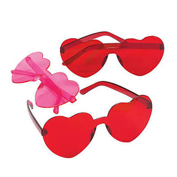 Kids Heart Glasses |  Red & Pink |  100% UV Superior Quality 380