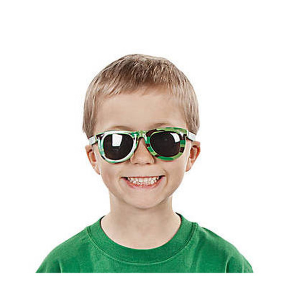  Kids Camoflauge Sunglasses 12 PACK Party Favor Quality Ages 3-9 | 391