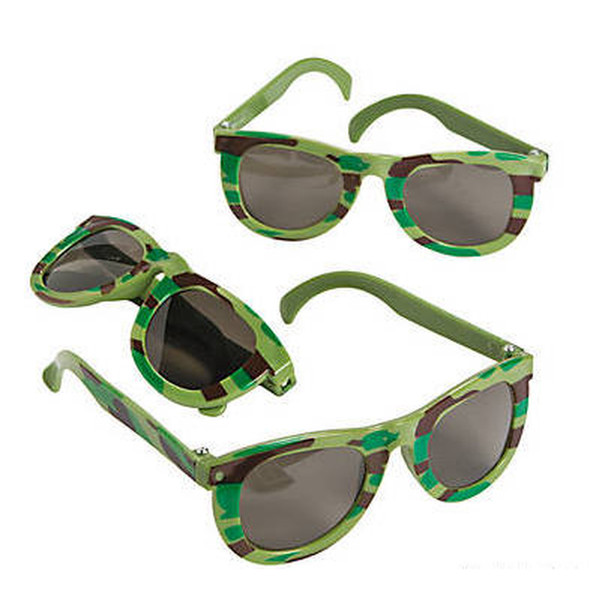  Kids Camoflauge Sunglasses 12 PACK Party Favor Quality Ages 3-9 | 391