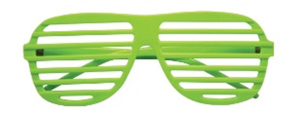 Lime Green Shutter Shades 1158L 12 PACK