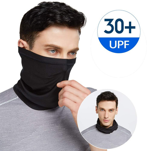 Performance Activity Mask | Neck Gaiter 12 PACK  18" L by 10 W" Large Size Standard 