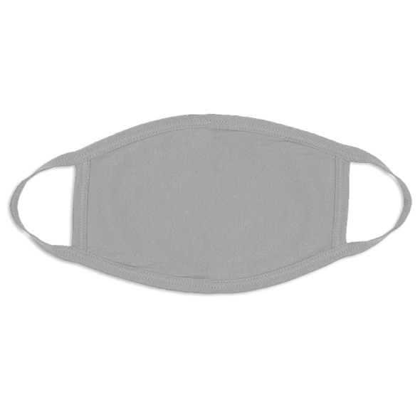 Gray Face Masks Cotton |  12 PACK | Adult Size Double Ply Soft Cotton 134GR