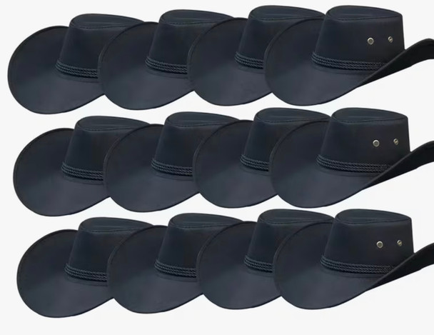 Black Cowboy Hats Bulk |  Adult 1480BL UNISEX