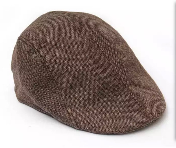 Black Ivy Cap Deluxe Bulk 10+ Colors Available Linen Cotton 22.5"  Adult Standard 1336BL