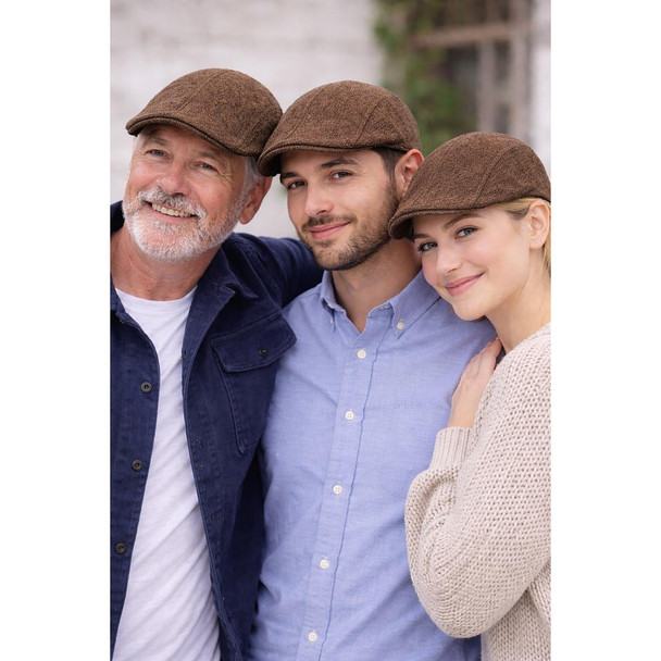 Black Ivy Cap Deluxe Bulk 10+ Colors Available Linen Cotton 22.5"  Adult Standard 1336BL