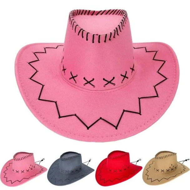 Straw Cowboy Hats Stitched Bulk Mix Colors | Adult1480CO UNISEX 22.5' Standard 