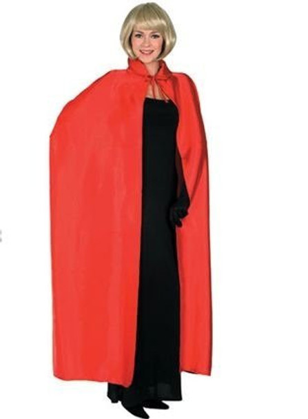 Red Long Cape Adult  56" 4520