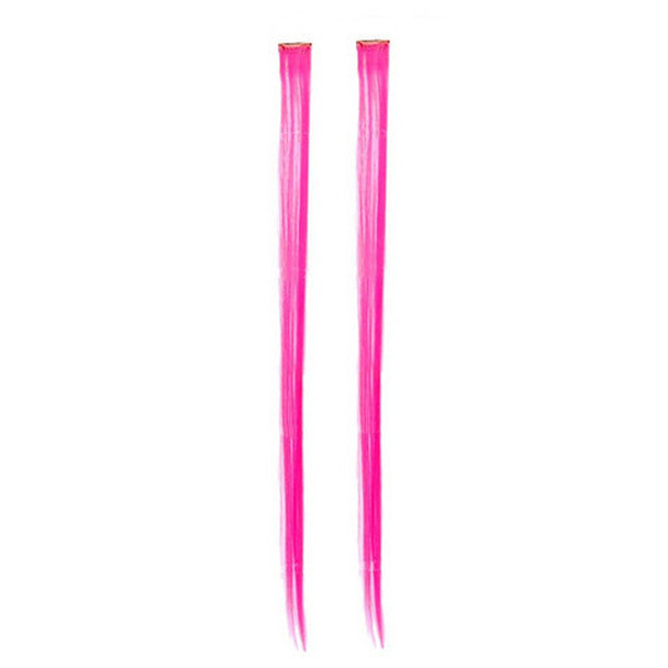 Hot Pink Hair Extensions 6154