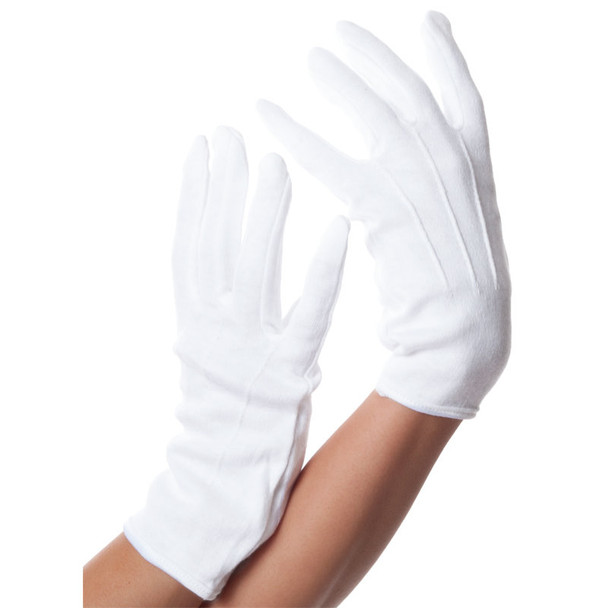 White Stitched Gloves - 2X-Large 12 PACK 5024