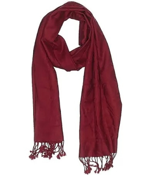 Burgundy Pashmina Scarf Shawl 100% Fine Wool Mix 12 PACK  28" x 78" 2102