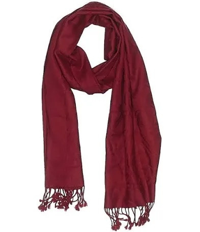 Burgundy Pashmina Scarf Shawl 100% Fine Wool Mix 12 PACK  28" x 78" 2102