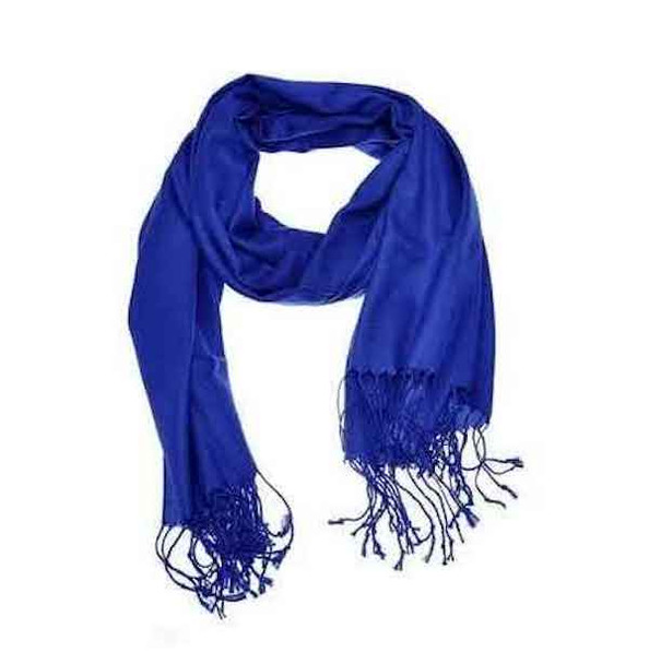 Royal Blue Pashmina Scarf Shawl 100% Fine Wool Mix 12 PACK  28" x 78" 2112