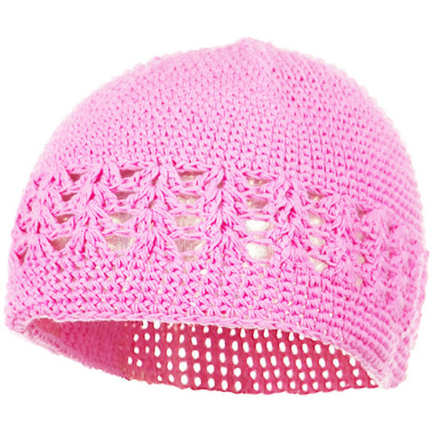 Kufi Crochet Beanies Light Pink 1475