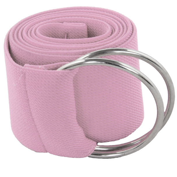 Light Pink Stretch D-Ring Belt 2688