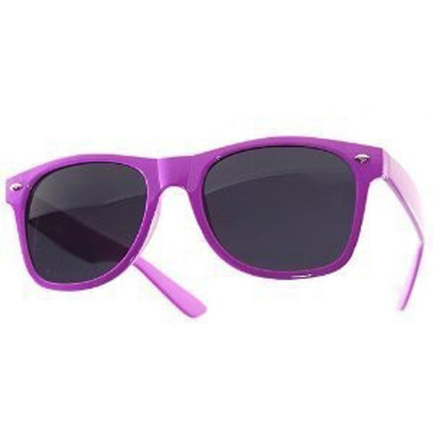 Purple Sunglasses |  Iconic 80's Style | Adult Size 1055