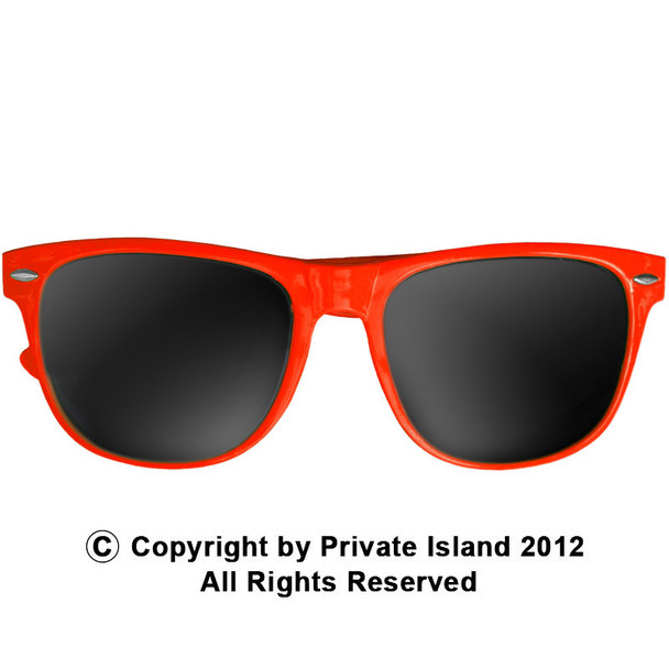 Red Sunglasses |  Iconic 80's Style | 12 PACK Adult Size 1056