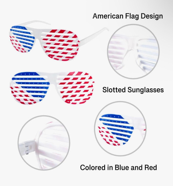 USA American Shutter Shades Sunglasses 1153