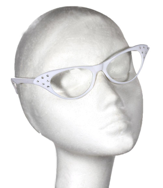 White Cat Eye Glasses |  White Cat Eye Glasses Wholesale | 1192