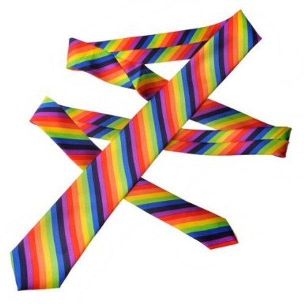 Rainbow Skinny Ties 1277