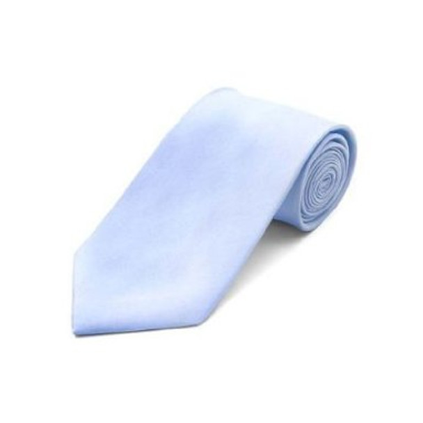 Satin Tie Sky Blue 3.75" Wide Standard 6810