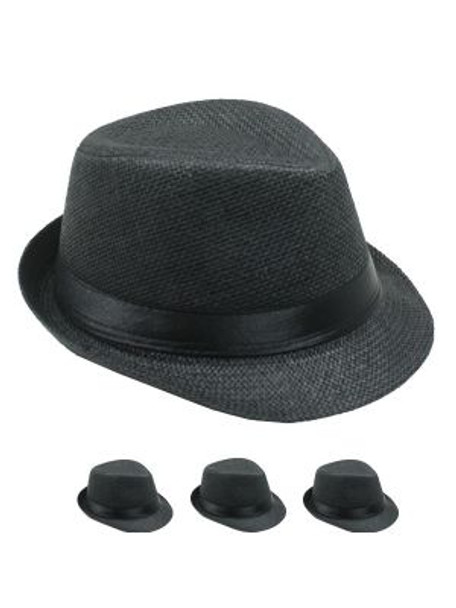 Bulk Kids Gangster Hats | Kids Fedora | Wholesale Child Hats | 1558D