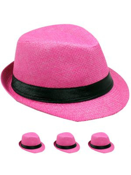 Bulk Kids Gangster Hats | Kids Fedora | Wholesale Child Hats | 1558D