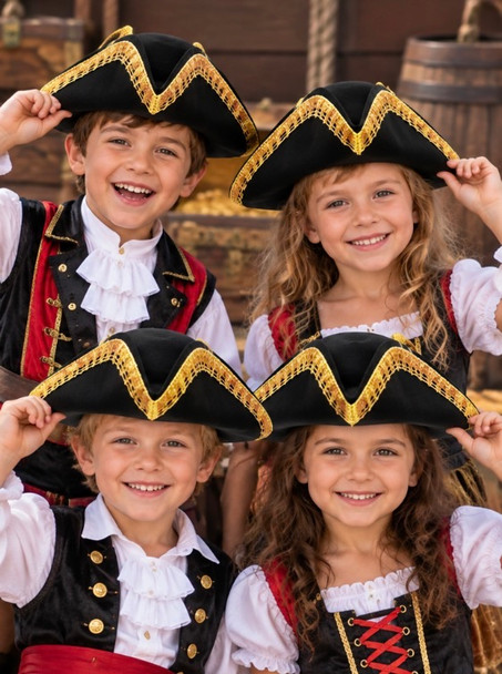 Child Colonial Tricorn Hat 
