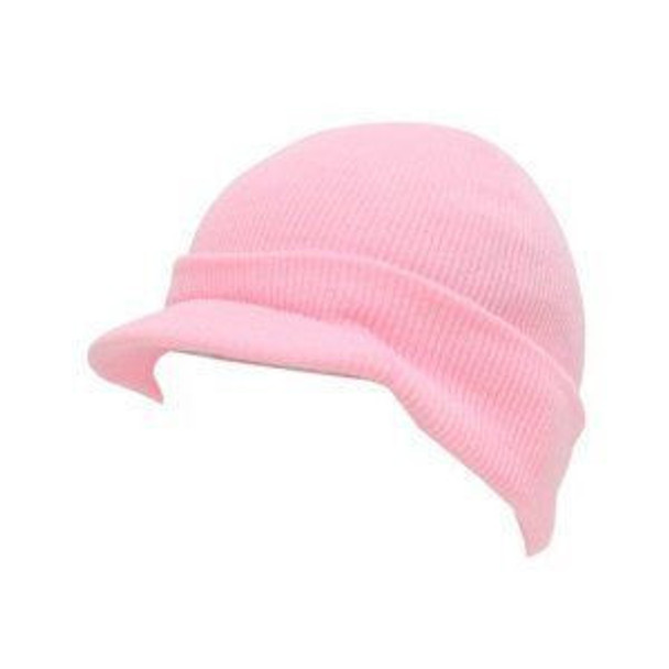 Beanie Visor Cap Light Pink 5773