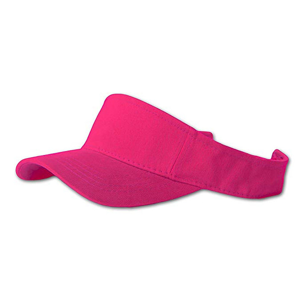 Hot Pink Visor Adjustable Sportswear  5816
