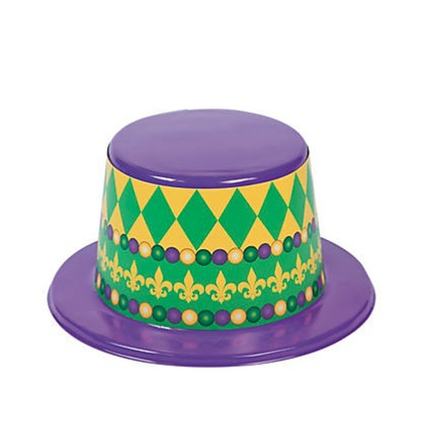 Mardi Gras Top Hats | 12 PACK 