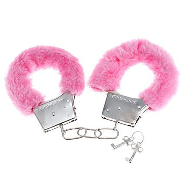 Black Furry Handcuffs | Wholesale Furry Handcuffs | 1804 12 PACK 