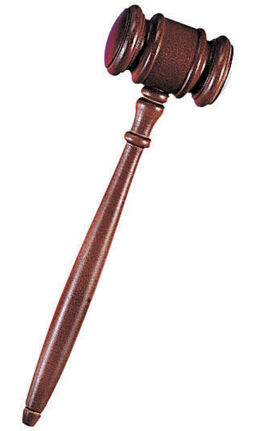 Wooden Judge Gavel 1601