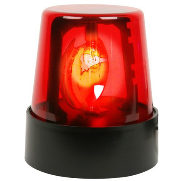 Red Flashing Police Beacon Light 1738