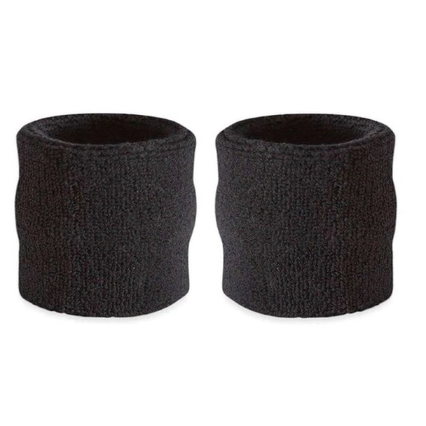 Black Terry Wristband Piece Packed - 3072