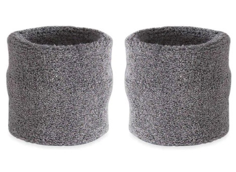 Grey Terry Wristband By Piece - 3079
