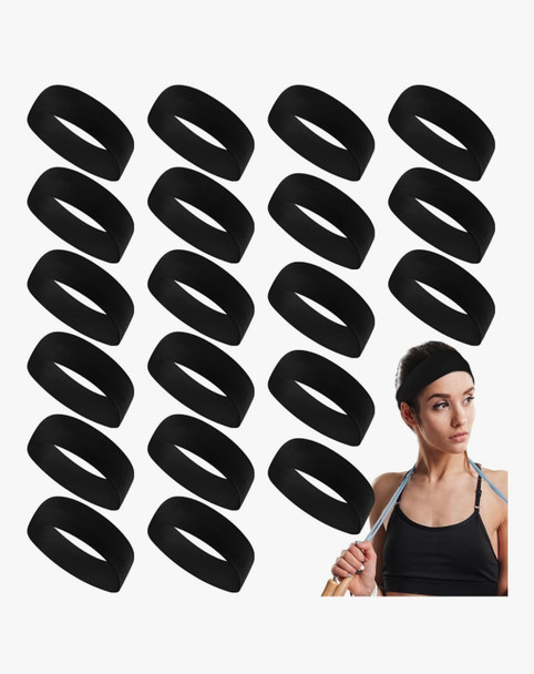 Black Cotton Headband 6666