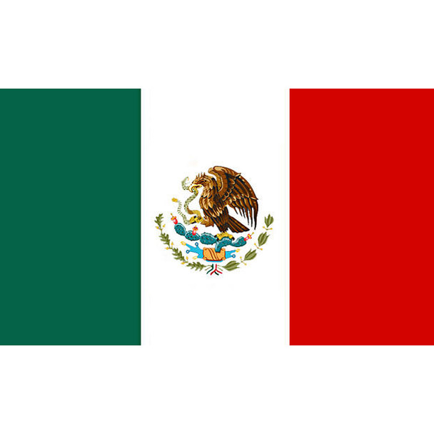 Mexican Pride Flags 3' X 5' FT 9087