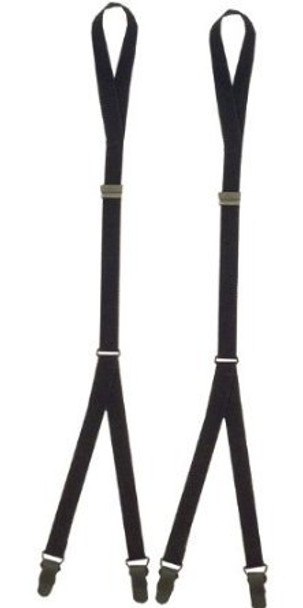 2 Pack Stirrup Military Shirt Stays Black 6880