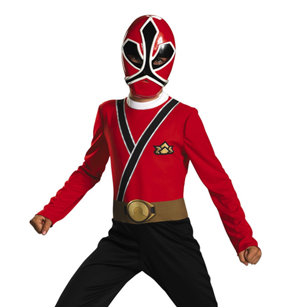 Red Ranger Samurai Classic Child's Costume 4722S-4722M