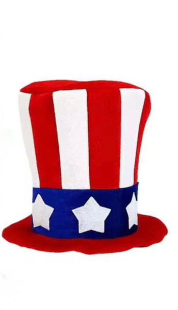  Jumbo Patriotic Hat 4th of July Uncle Sam 5925 