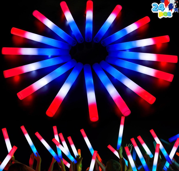 Patriotic USA LED Foam Sticks World Cup 9138
