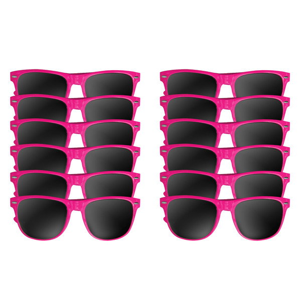 Hot Pink Sunglasses | Iconic 80's Style |  1054D