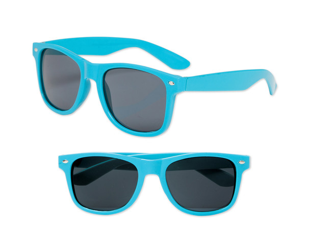 Turquoise Blue Sunglasses | Iconic 80's Style | Adult Size 12 PACK 1057D