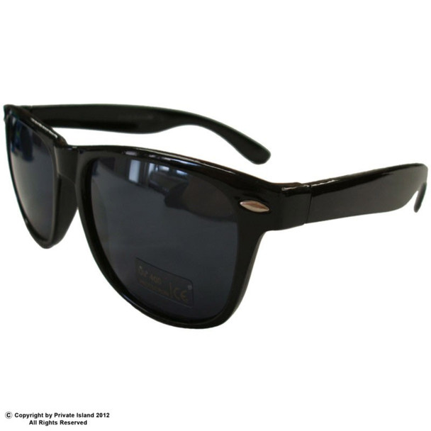 Black Sunglasses Iconic 80's Style  - Adult Style 1051A