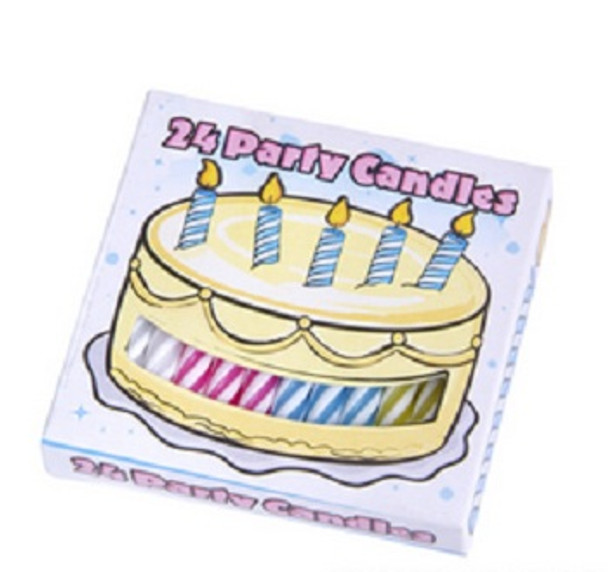 Birthday Candles Bulk Dozen Packs 24 Pcs 3869